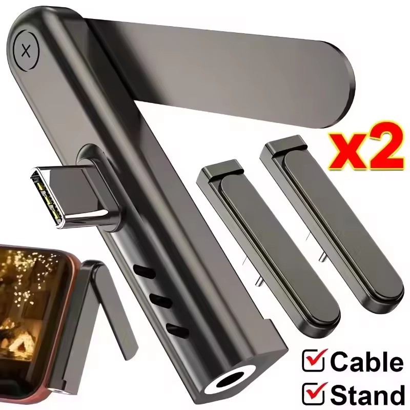 Usb Charger - 2/1 buah Adaptor Portabel USB-C ke