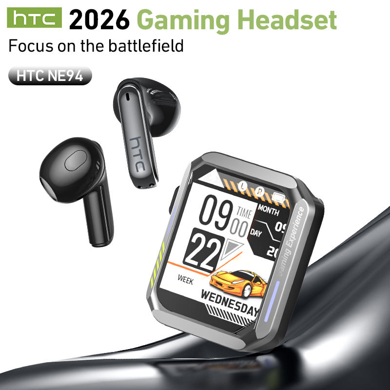 Headphones Wireless - Headset TWS Gaming HTC NE94 dengan
