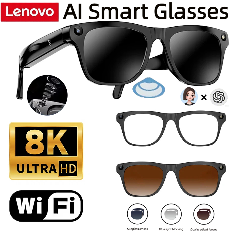 Power Bank - Kacamata Pintar Lenovo 32G Memori 800W