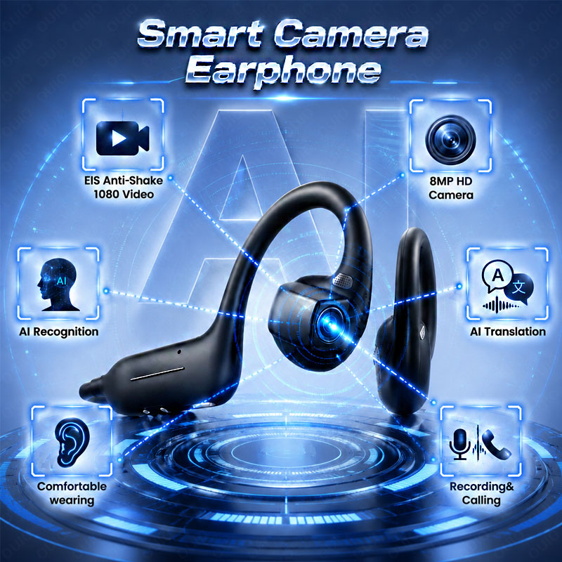 Headphones Wireless - Headphone Pintar AI BARU dengan Kamera