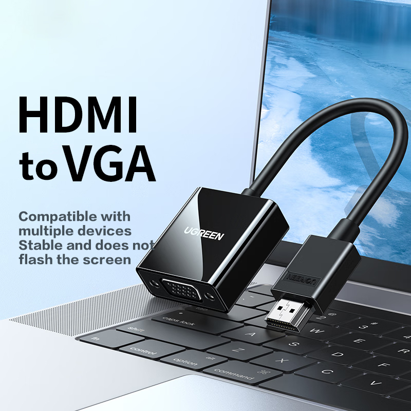 Hdmi Adapter - Adaptor Ugreen CM270 HD-MI ke VGA