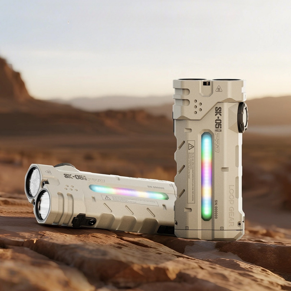 Power Bank - LOOP Senter LED Datar MAO Multifungsi