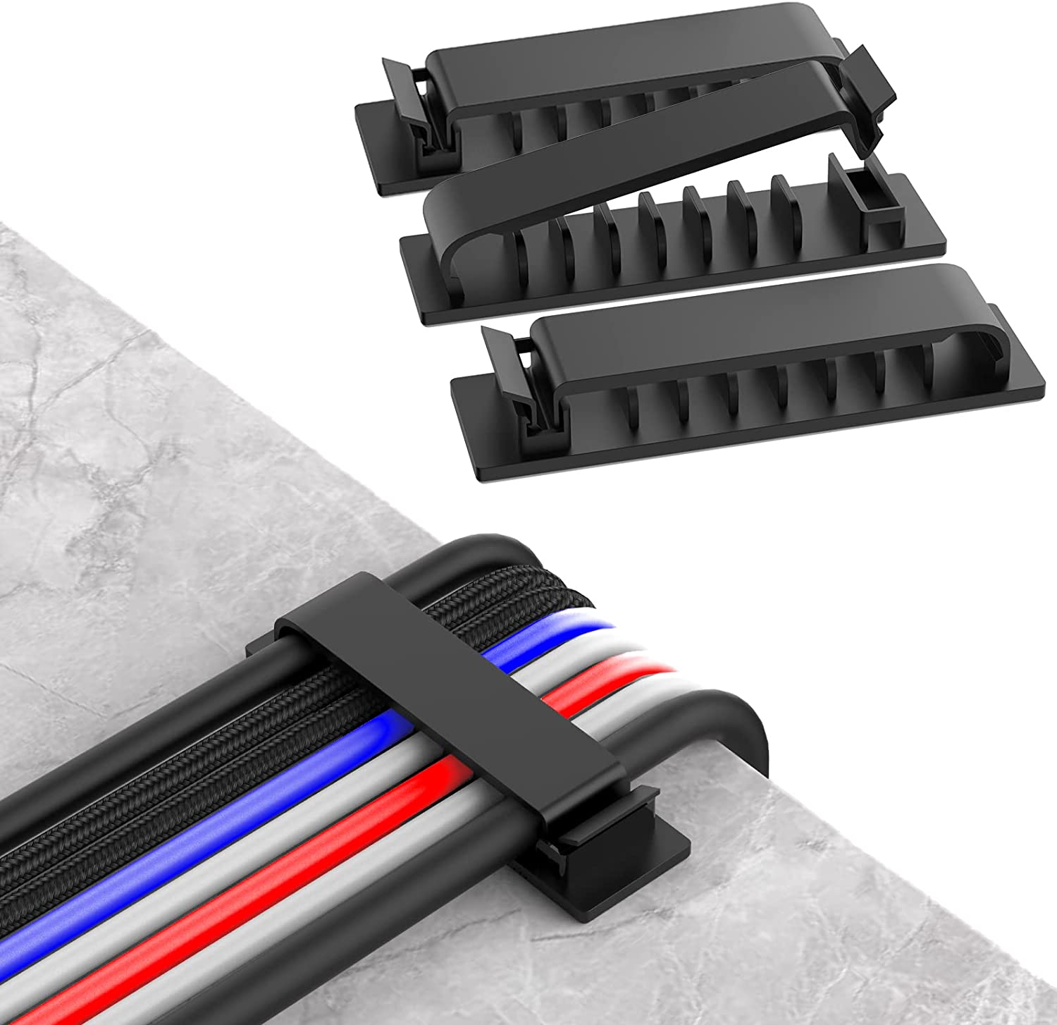 Cable Organizer - Pengatur Kabel Pengatur Kabel Fleksibel Penjepit