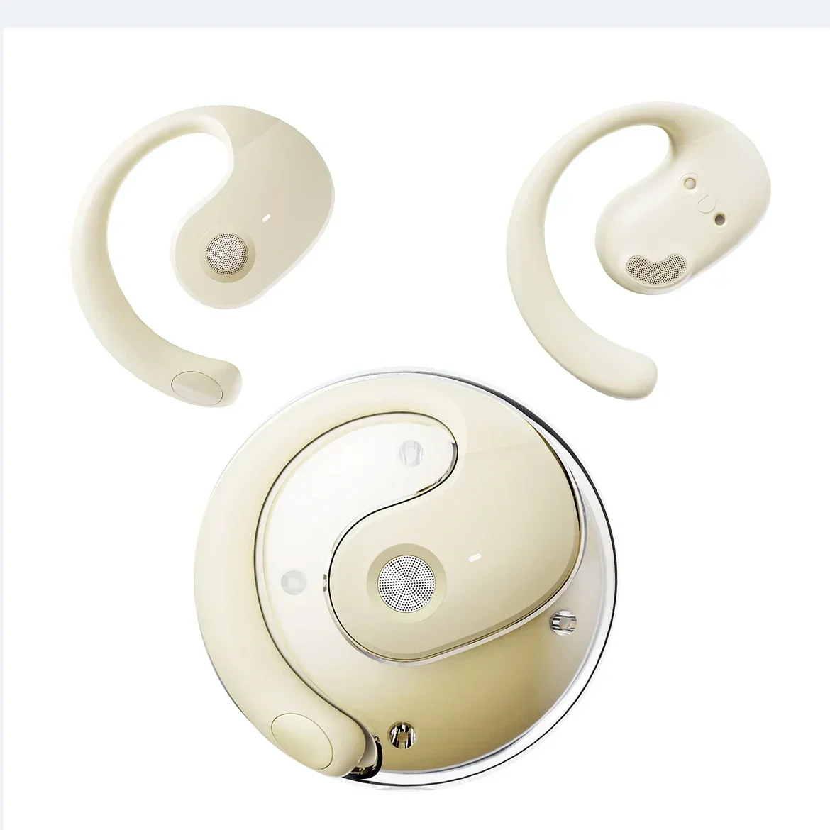 Headset TWS Transparan Bluetoo - Headphones Wireless ulasan dan harga