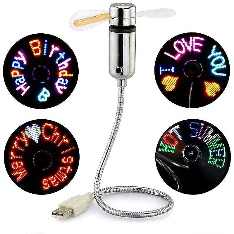 Kipas Pesan LED USB Portabel,  - Electronics And Gadgets Ce ulasan dan harga