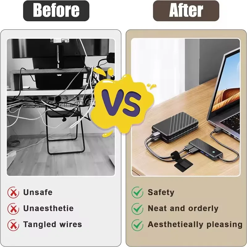 4-40 Set Pengatur Kabel di Baw - Cable Organizer ulasan dan harga