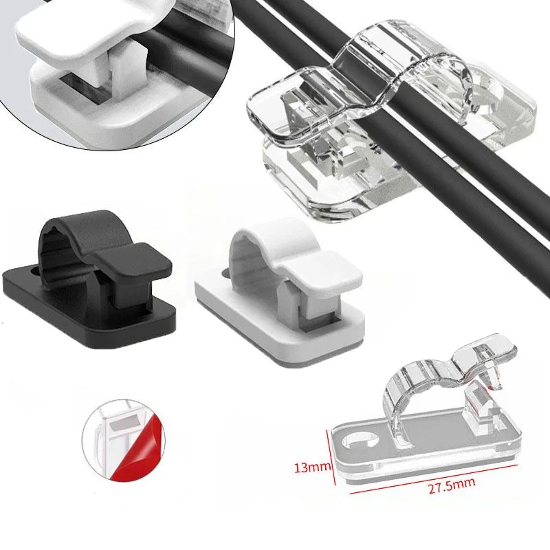 10/50 buah Klip Pengatur Kabel - Cable Organizer ulasan dan harga